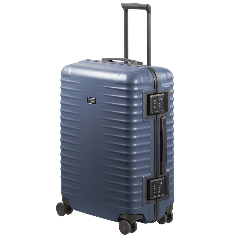 Titan Luggage Midnight Blue Titan OVERSEAS Trolley M+ Medium Luggage