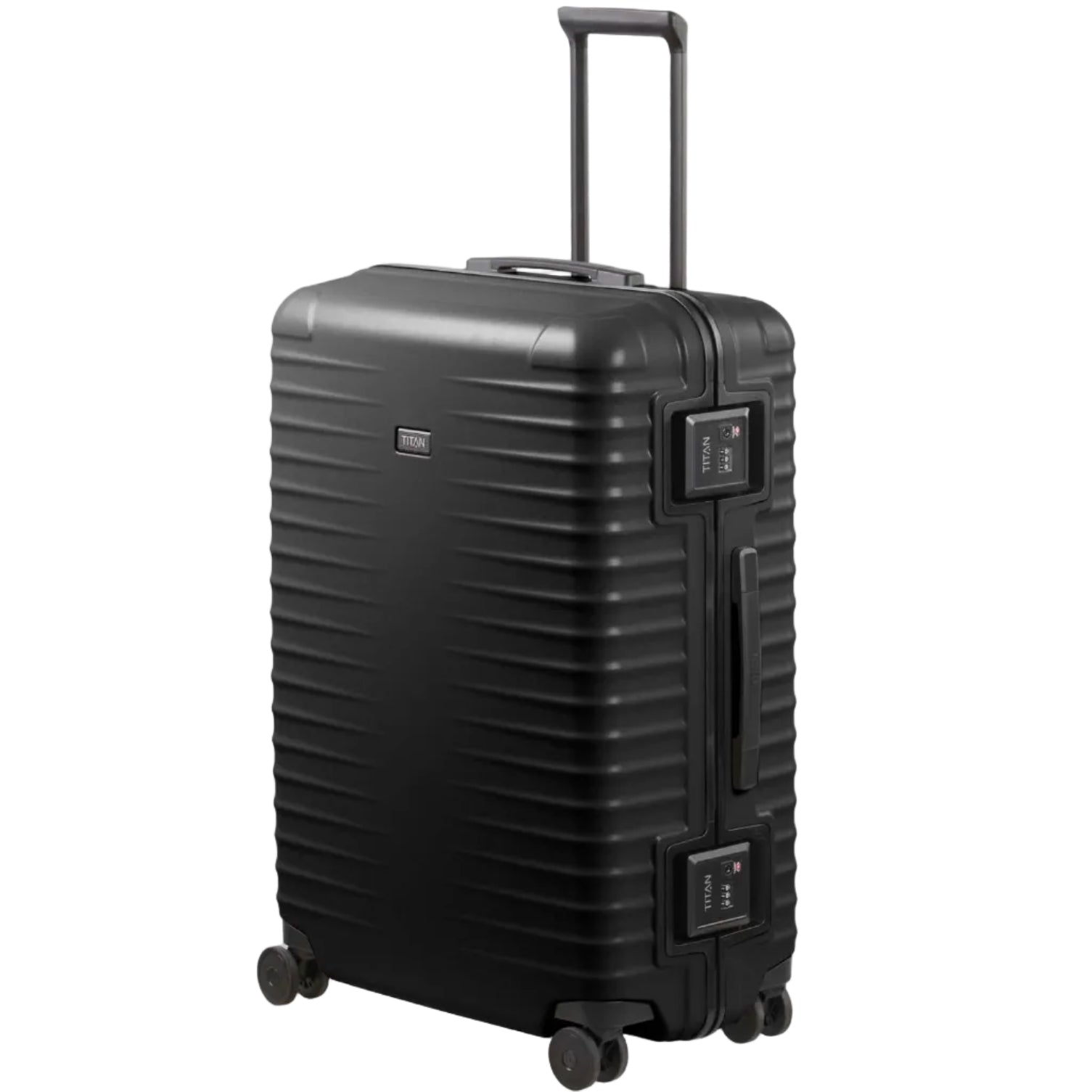 Titan Luggage Nightshade Black Titan OVERSEAS Trolley L Large Luggage