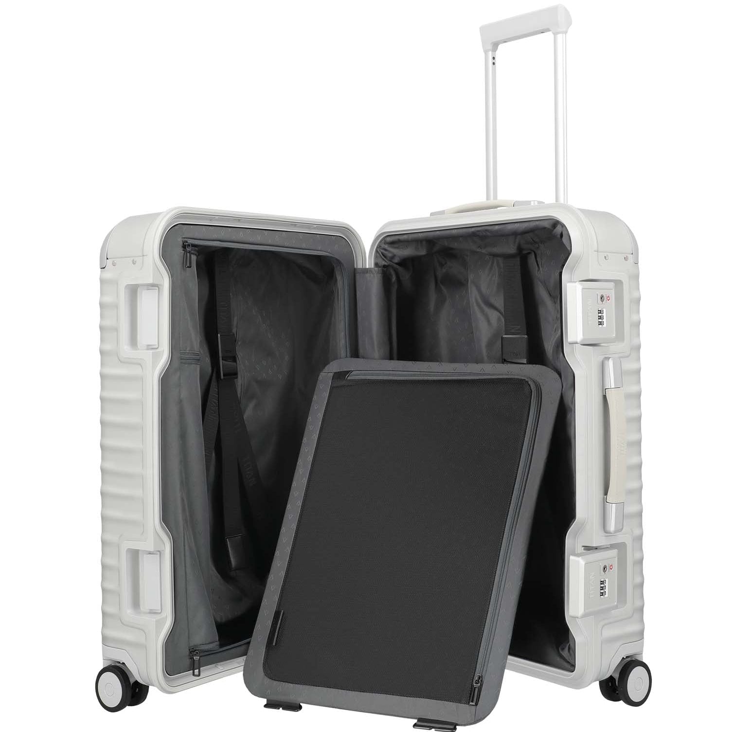 Titan Luggage Silver Titan ETERNITY Trolley M+ Medium Luggage