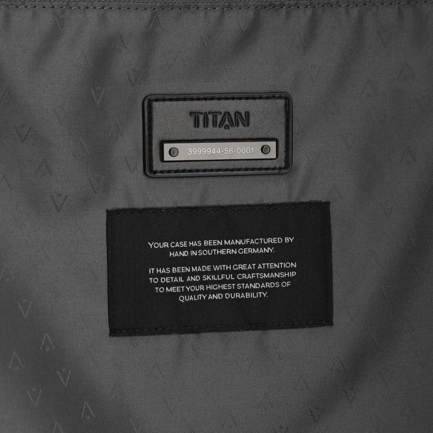 Titan Luggage Silver Titan ETERNITY Trolley S23 Carry-On Luggage