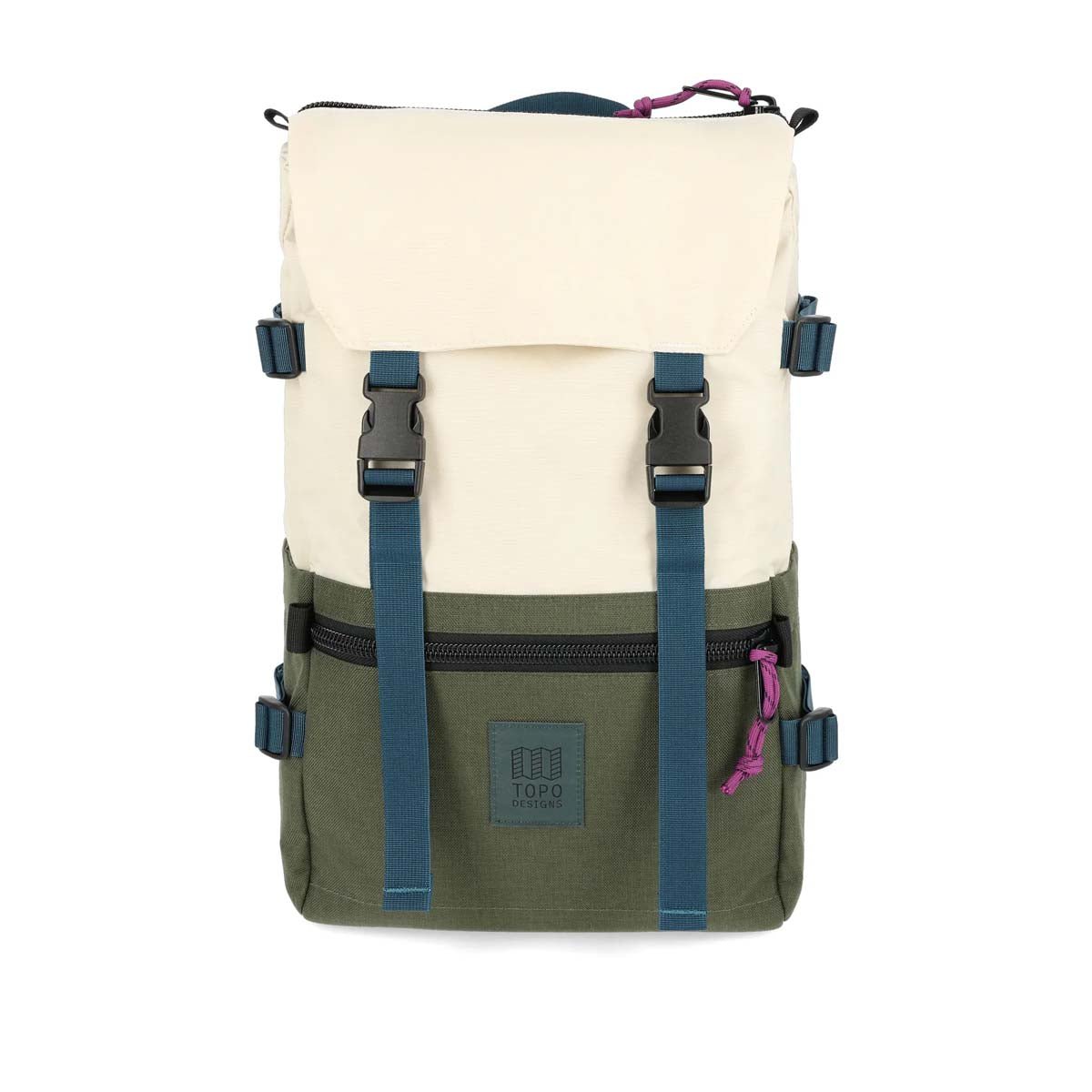 Topo Designs Backpacks Bone White/Olive Topo Designs Rover Pack Classic