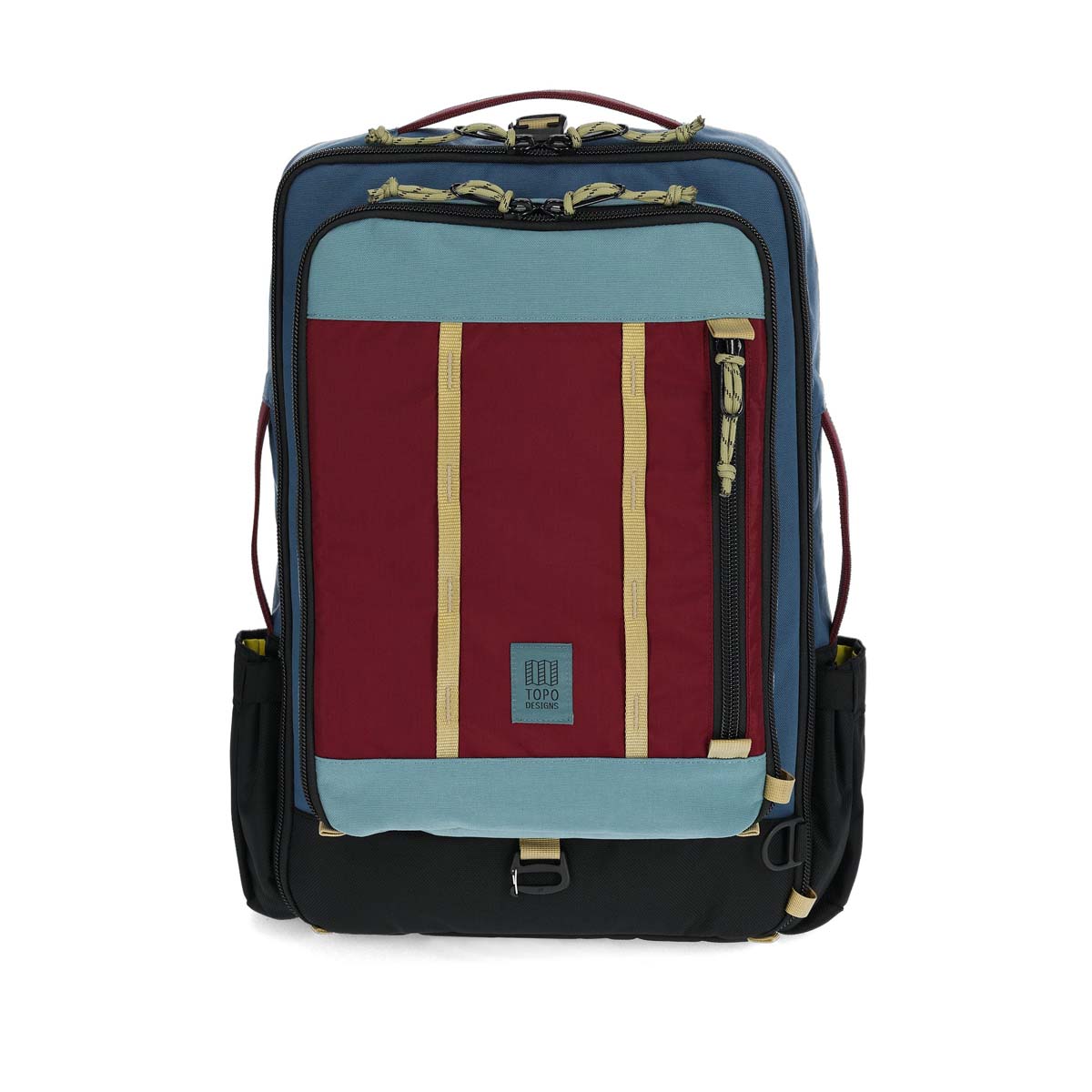 Topo Designs Backpacks Dark Denim/Burgundy Topo Designs Global Travel Bag 30L