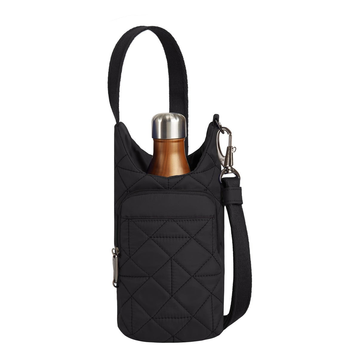 Travelon Cross-Body Bag Black Travelon Anti-Theft Boho Insulated Water Bottle Tote