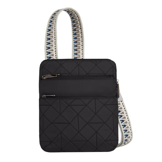 Travelon Cross-Body Bag Black Travelon Anti-Theft Boho Slim Bag