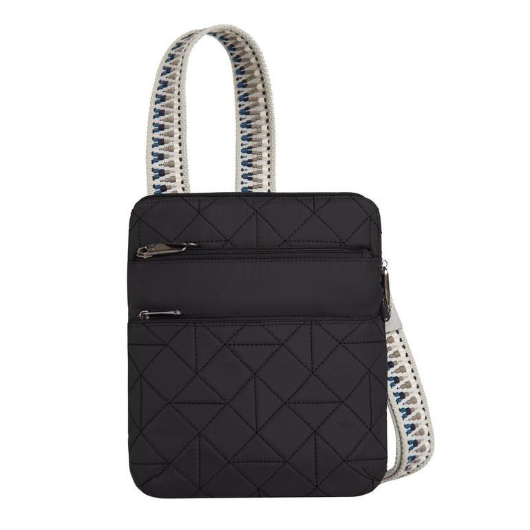 Travelon Cross-Body Bag Black Travelon Anti-Theft Boho Slim Bag