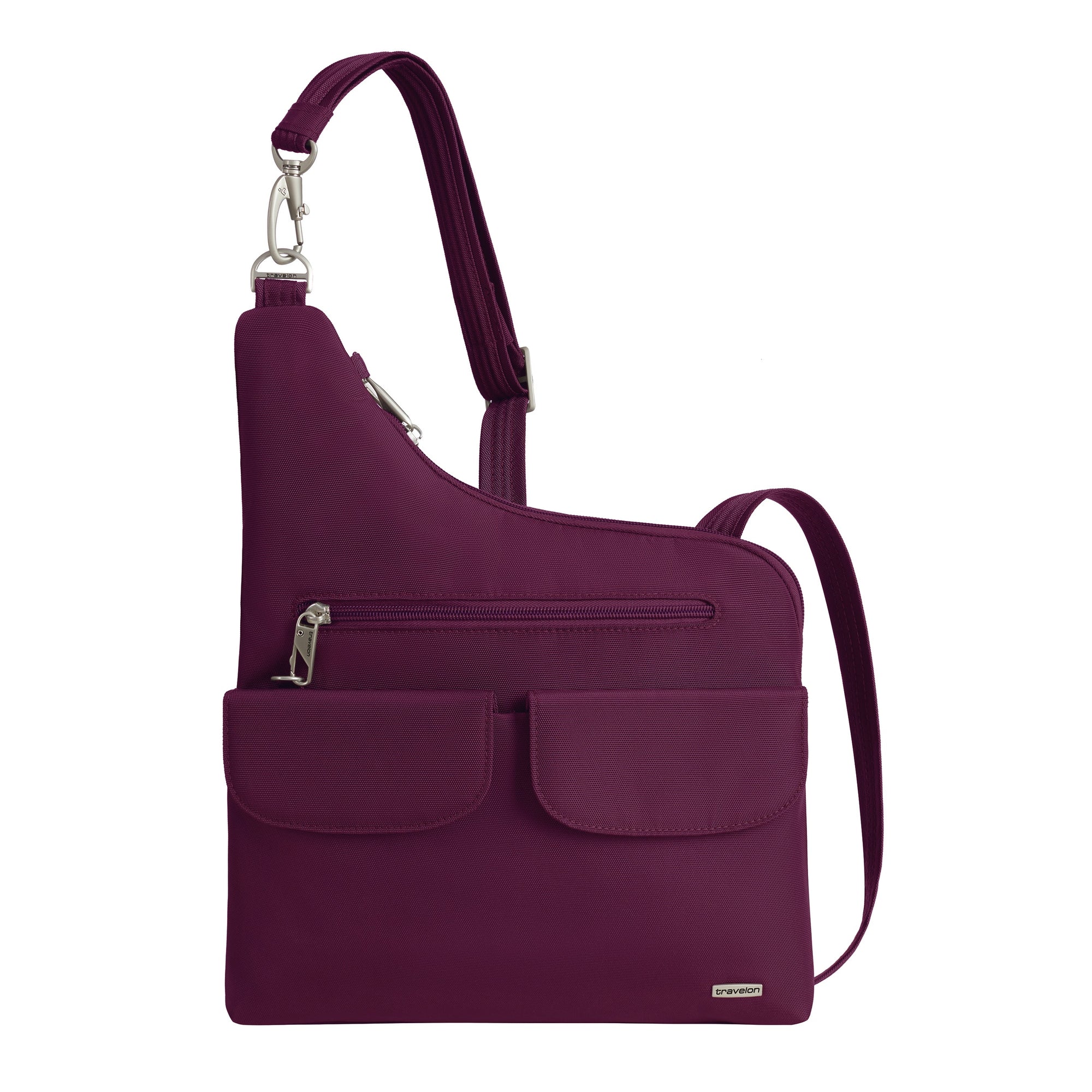 Travelon Cross-Body Bag Burgundy Travelon Anti-Theft Classic Crossbody Bag (RFID Blocking)