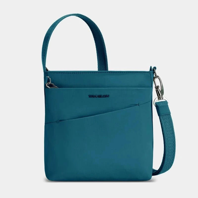 Travelon Cross-Body Bag Capri Blue Travelon Roam Anti-Theft Small Crossbody