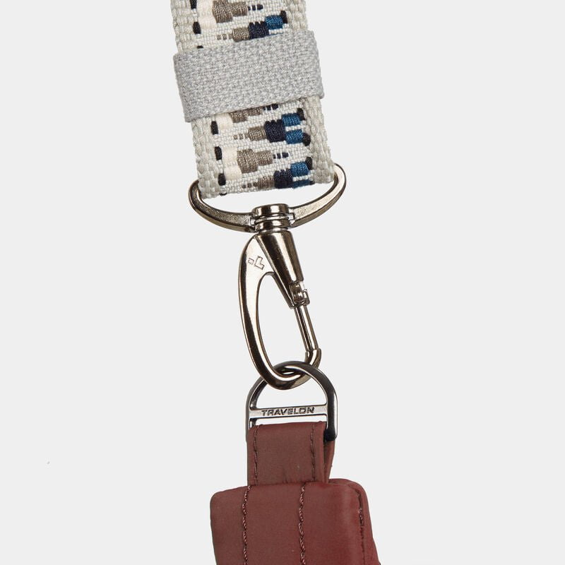 Travelon Cross-Body Bag Geo Paprika Travelon Anti-Theft Boho Slouchy Crossbody - Geo Paprika