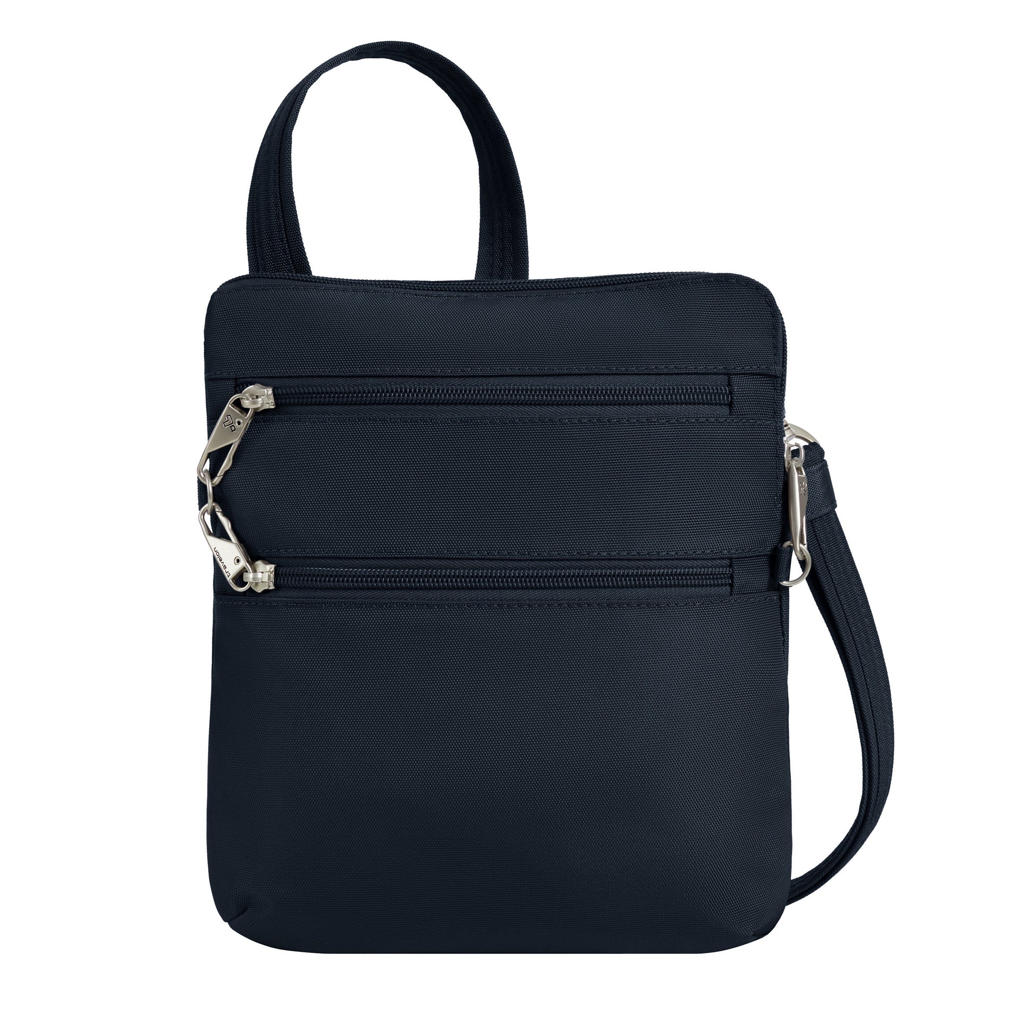 Travelon Cross-Body Bag Midnight Travelon Anti-Theft Classic Slim Double Zip Crossbody