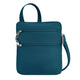 Travelon Cross-Body Bag Teal Travelon Anti-Theft Classic Slim Double Zip Crossbody