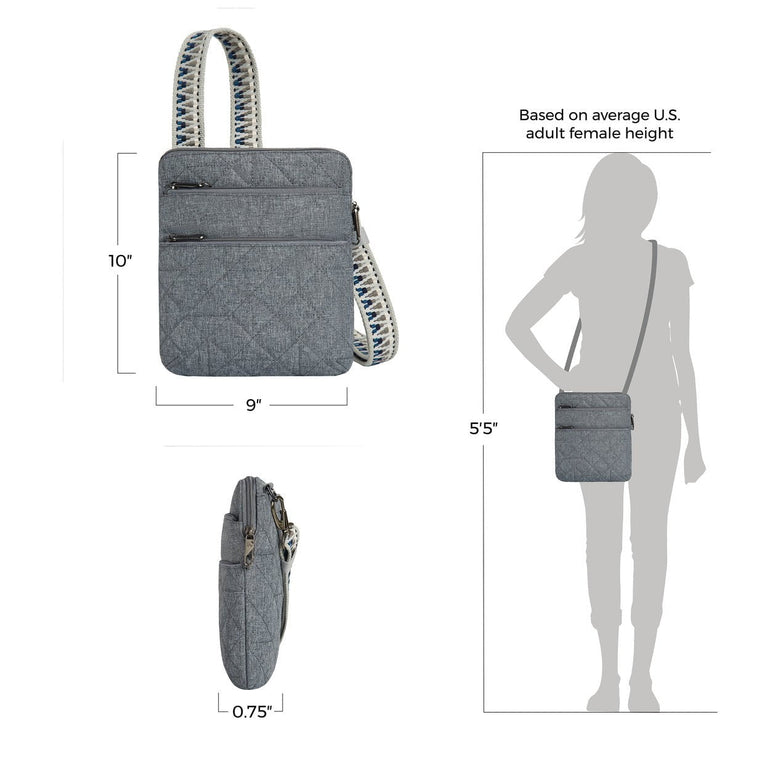 Travelon Cross-Body Bag Travelon Anti-Theft Boho Slim Bag