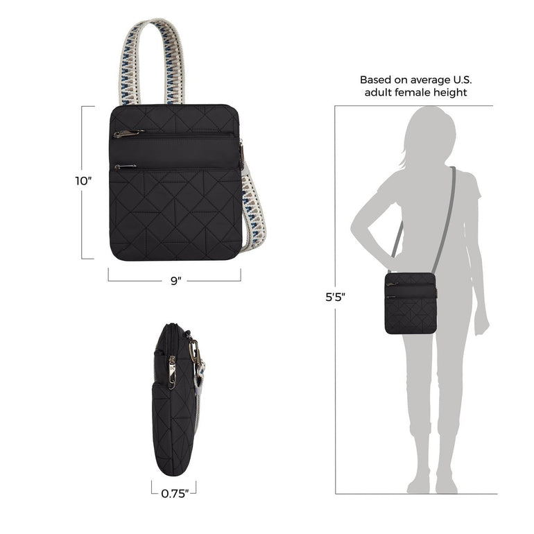 Travelon Cross-Body Bag Travelon Anti-Theft Boho Slim Bag