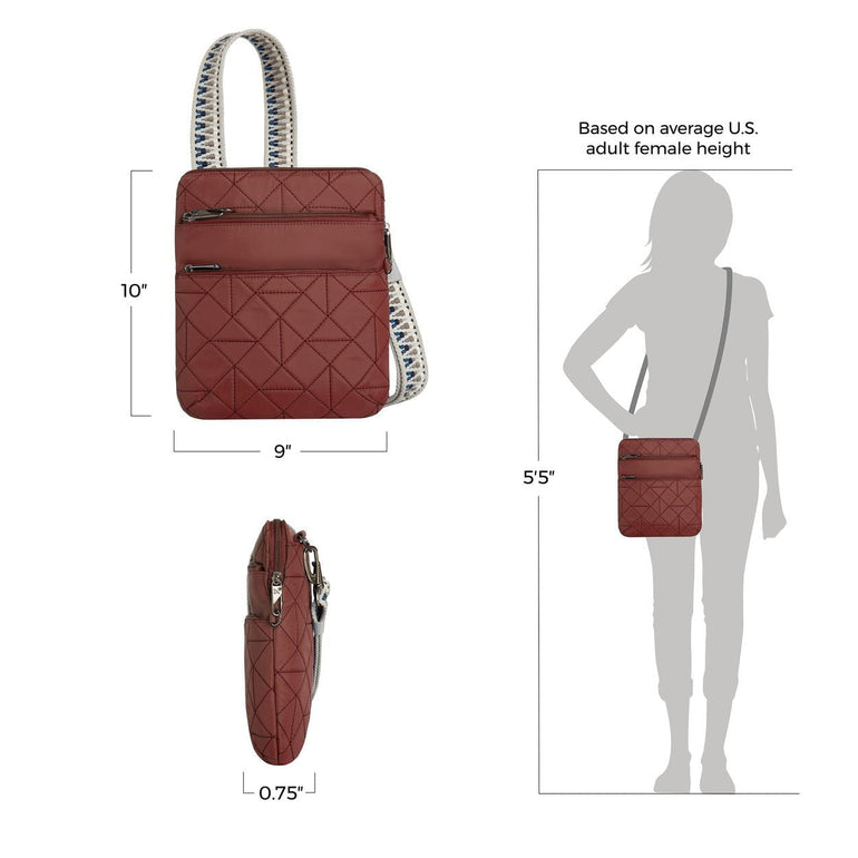 Travelon Cross-Body Bag Travelon Anti-Theft Boho Slim Bag