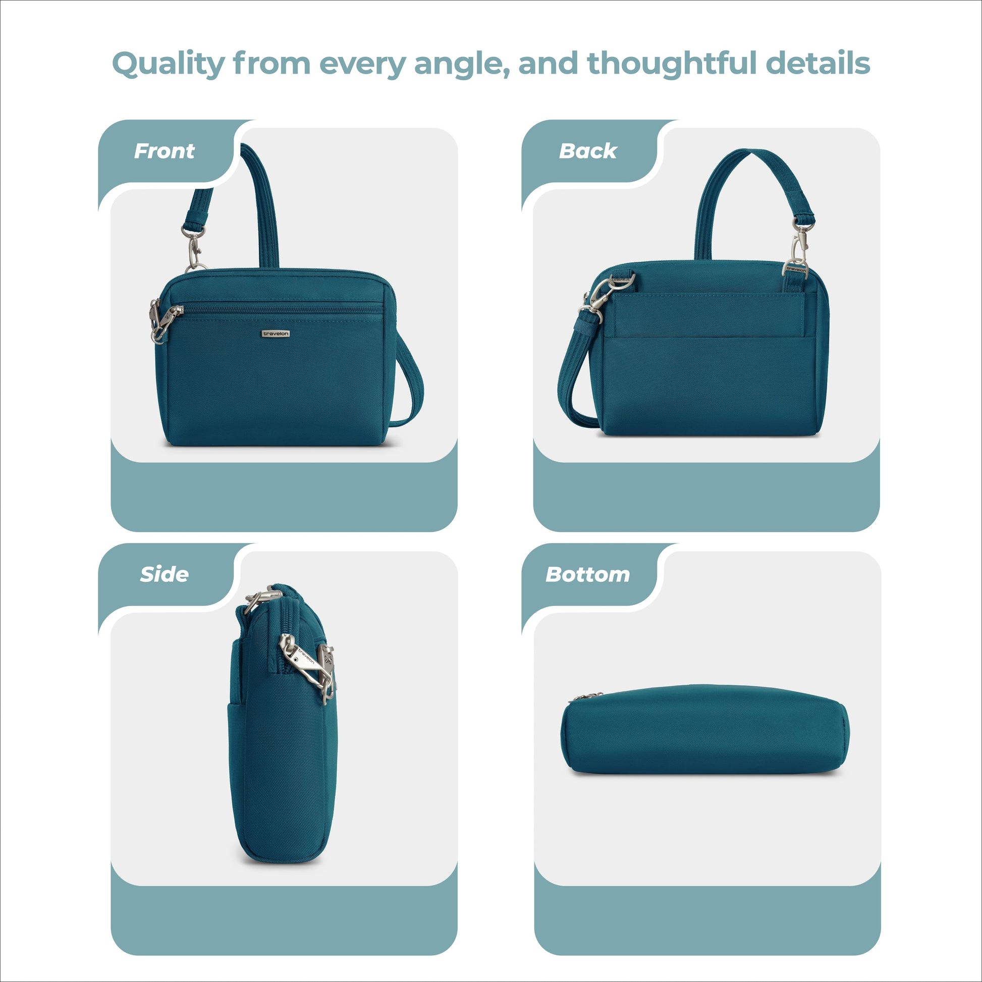 Travelon Cross-Body Bag Travelon Anti-Theft Classic Convertible Crossbody & Waist Pack