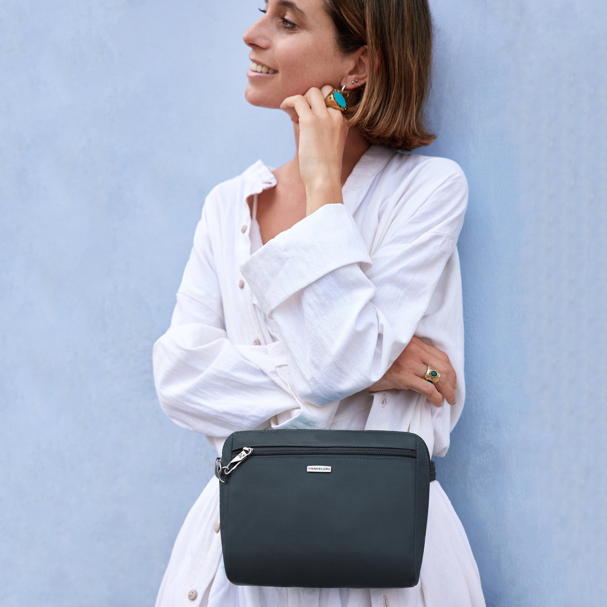 Travelon Cross-Body Bag Travelon Anti-Theft Classic Convertible Crossbody & Waist Pack
