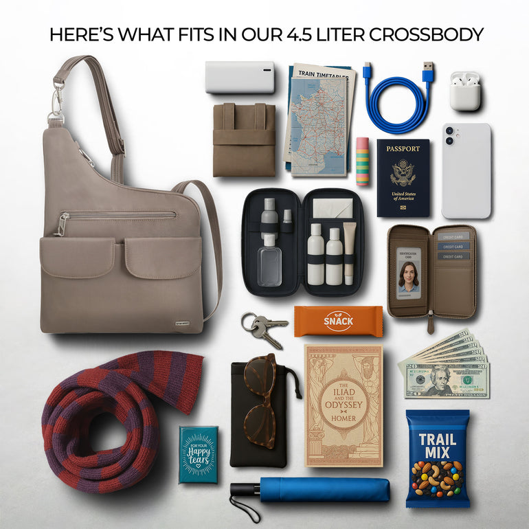 Travelon Cross-Body Bag Travelon Anti-Theft Classic Crossbody Bag (RFID Blocking)