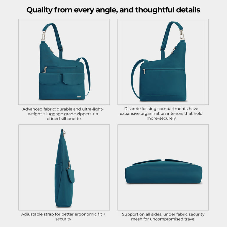 Travelon Cross-Body Bag Travelon Anti-Theft Classic Crossbody Bag (RFID Blocking)