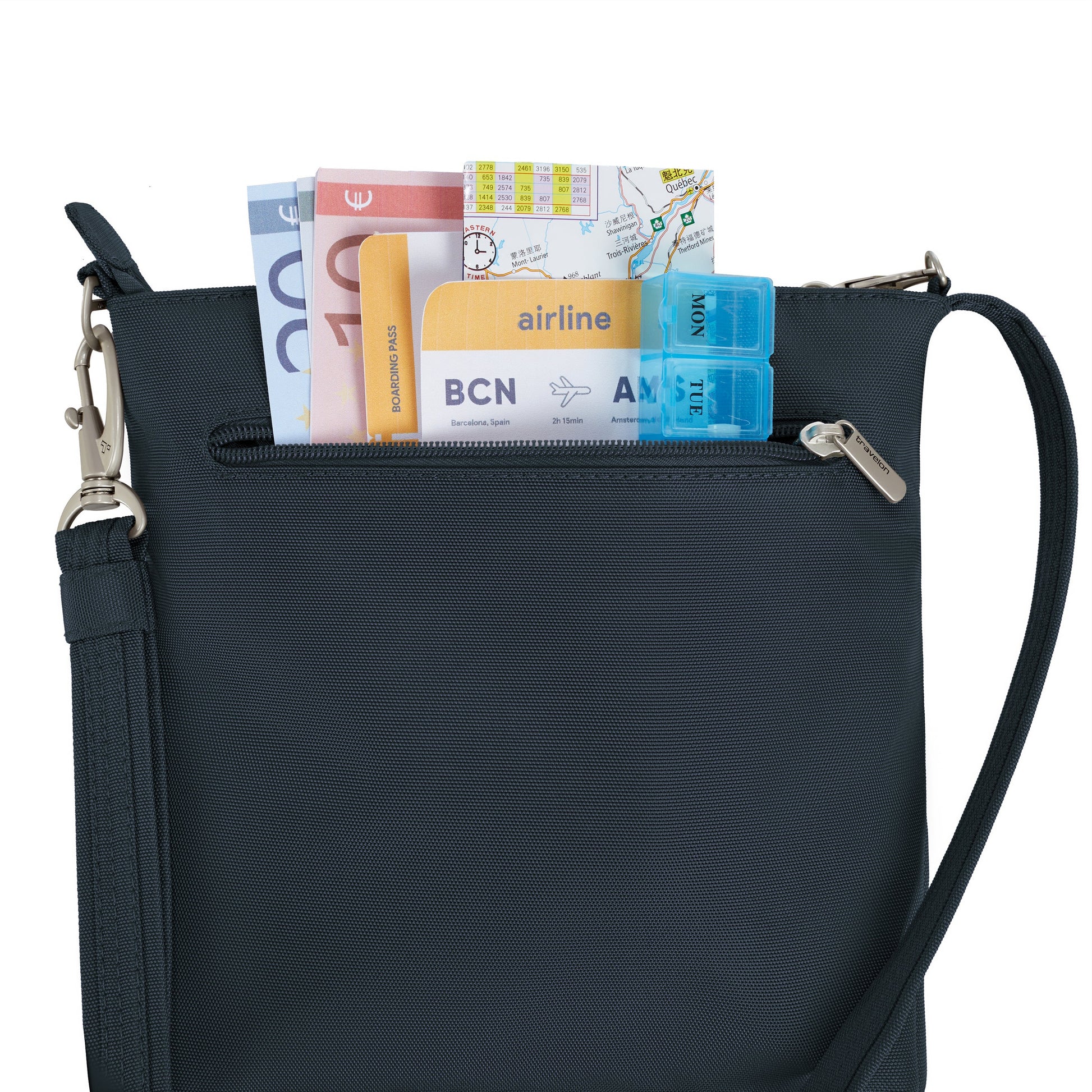 Travelon Cross-Body Bag Travelon Anti-Theft Classic Mini Shoulder Bag