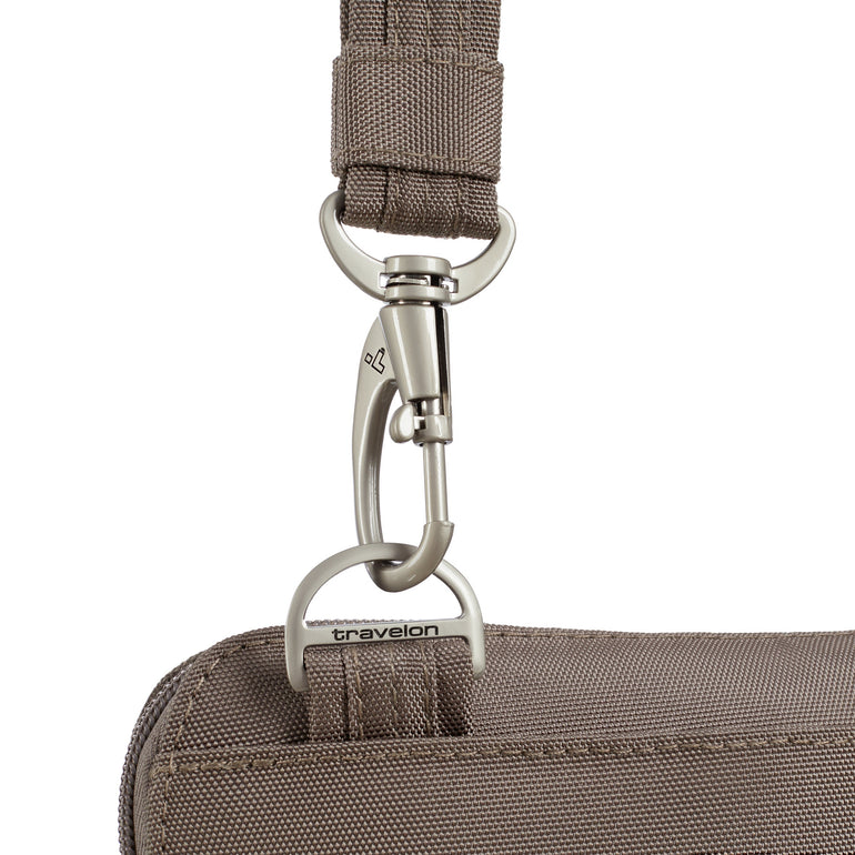 Travelon Cross-Body Bag Travelon Anti-Theft Classic Slim Double Zip Crossbody