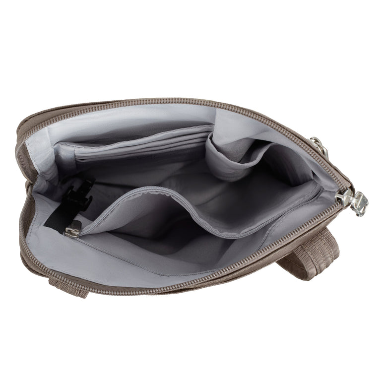 Travelon Cross-Body Bag Travelon Anti-Theft Classic Slim Double Zip Crossbody