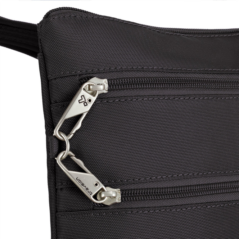 Travelon Cross-Body Bag Travelon Anti-Theft Classic Slim Double Zip Crossbody