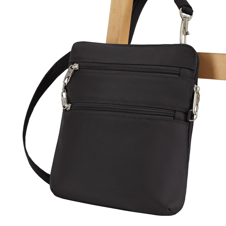 Travelon Cross-Body Bag Travelon Anti-Theft Classic Slim Double Zip Crossbody