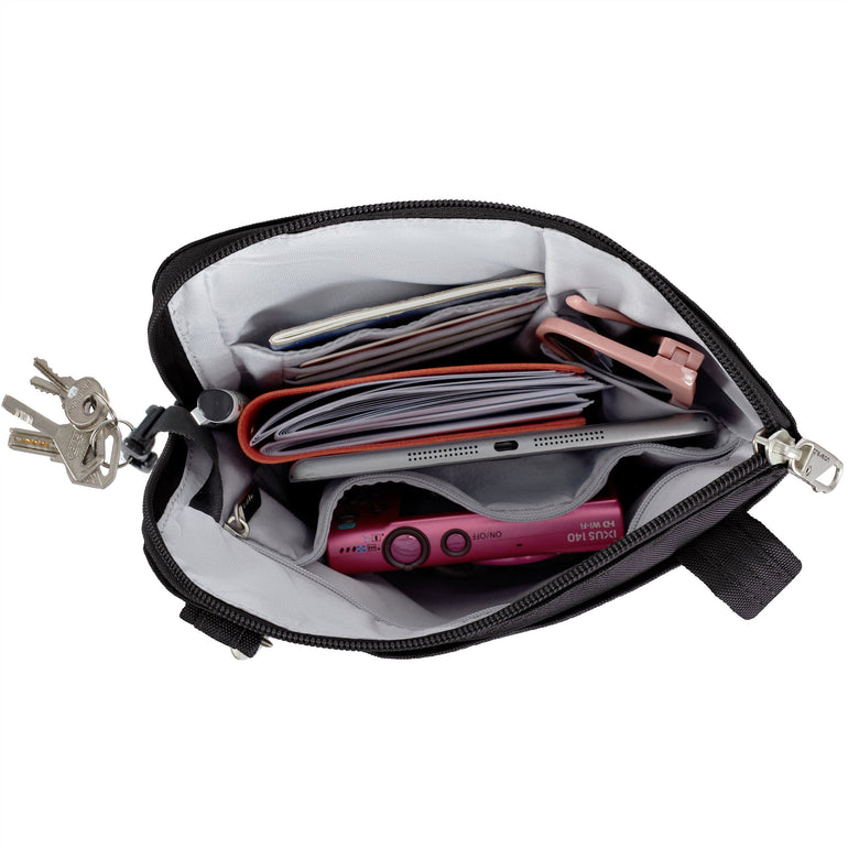 Travelon Cross-Body Bag Travelon Anti-Theft Classic Slim Double Zip Crossbody