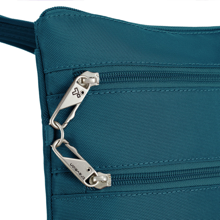 Travelon Cross-Body Bag Travelon Anti-Theft Classic Slim Double Zip Crossbody