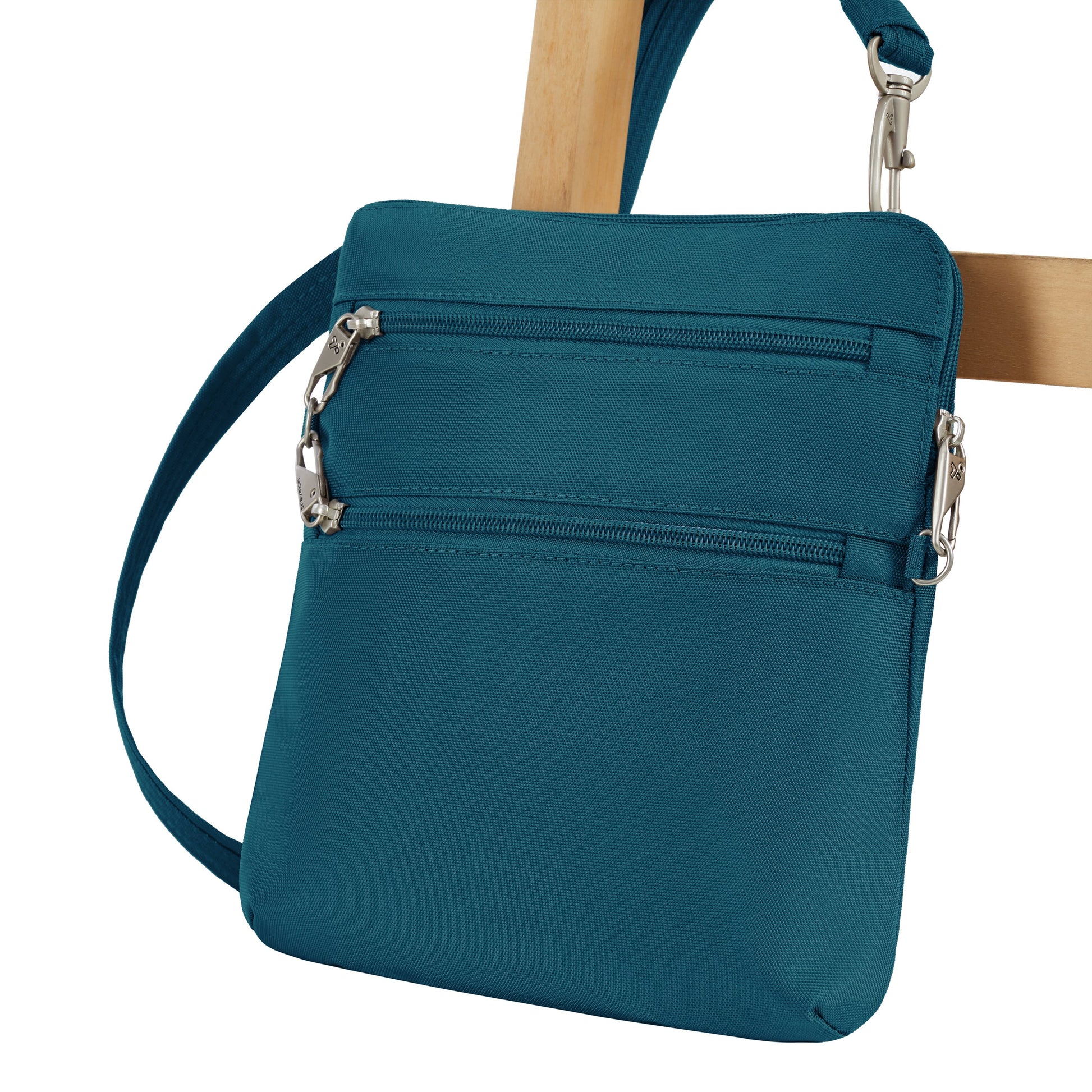 Travelon Cross-Body Bag Travelon Anti-Theft Classic Slim Double Zip Crossbody
