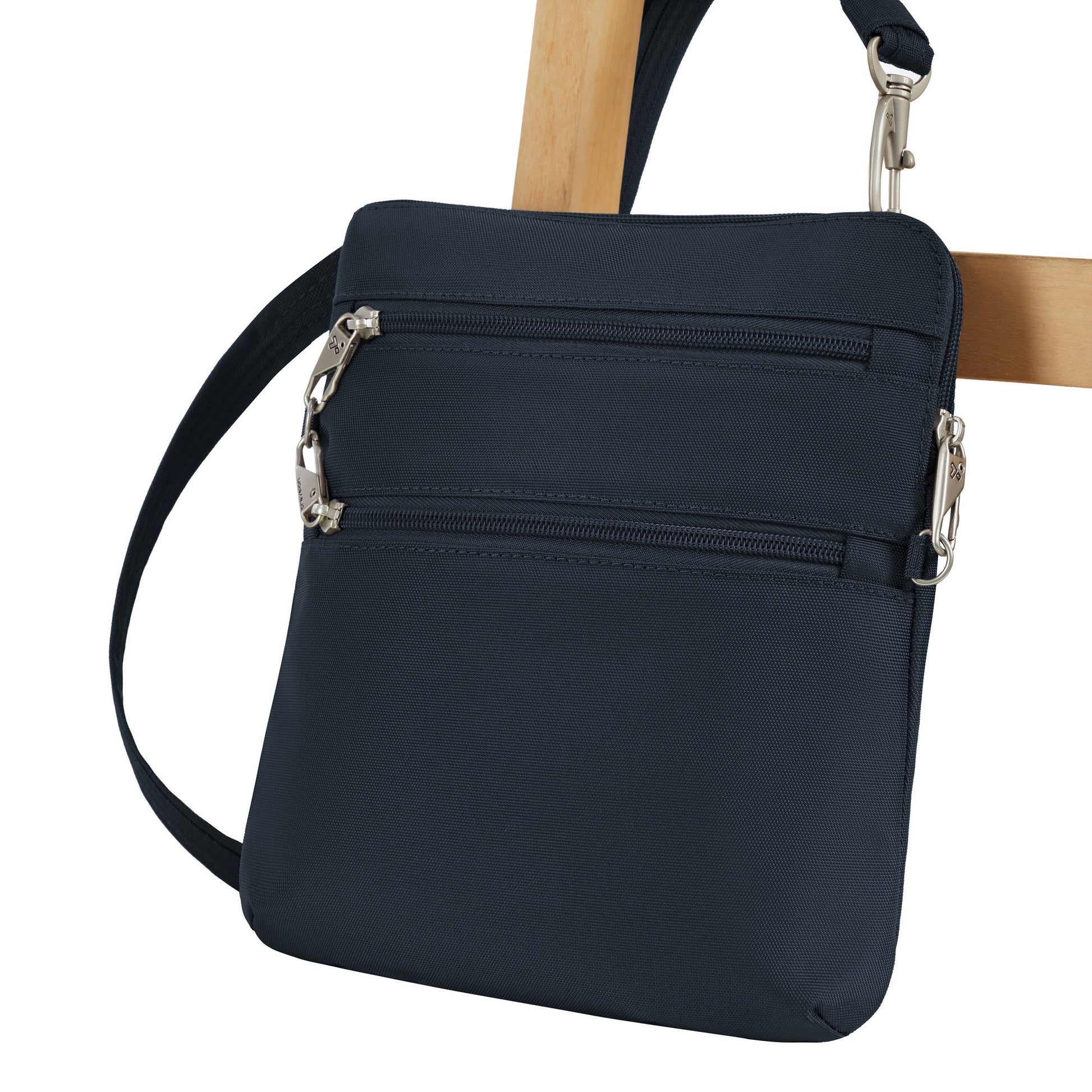 Travelon Cross-Body Bag Travelon Anti-Theft Classic Slim Double Zip Crossbody