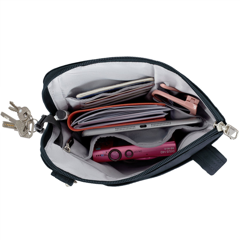 Travelon Cross-Body Bag Travelon Anti-Theft Classic Slim Double Zip Crossbody