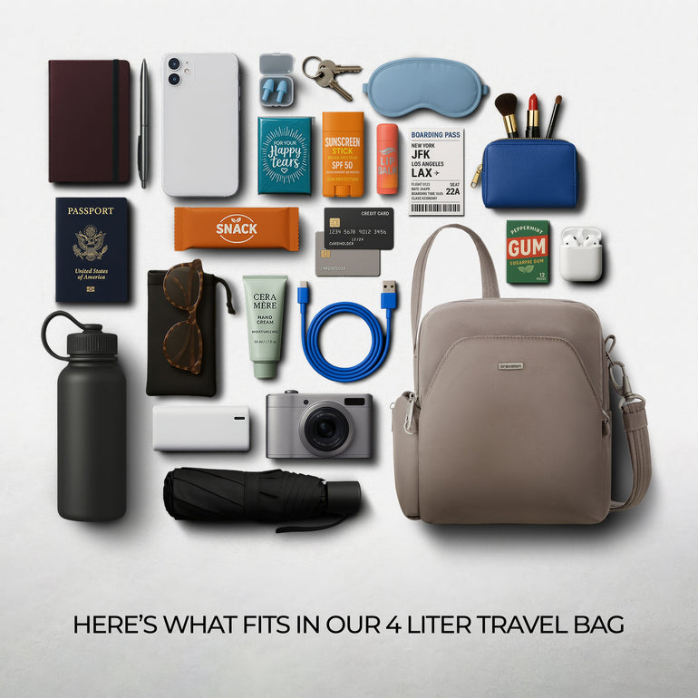 Travelon Cross-Body Bag Travelon Anti-Theft Classic Travel Bag