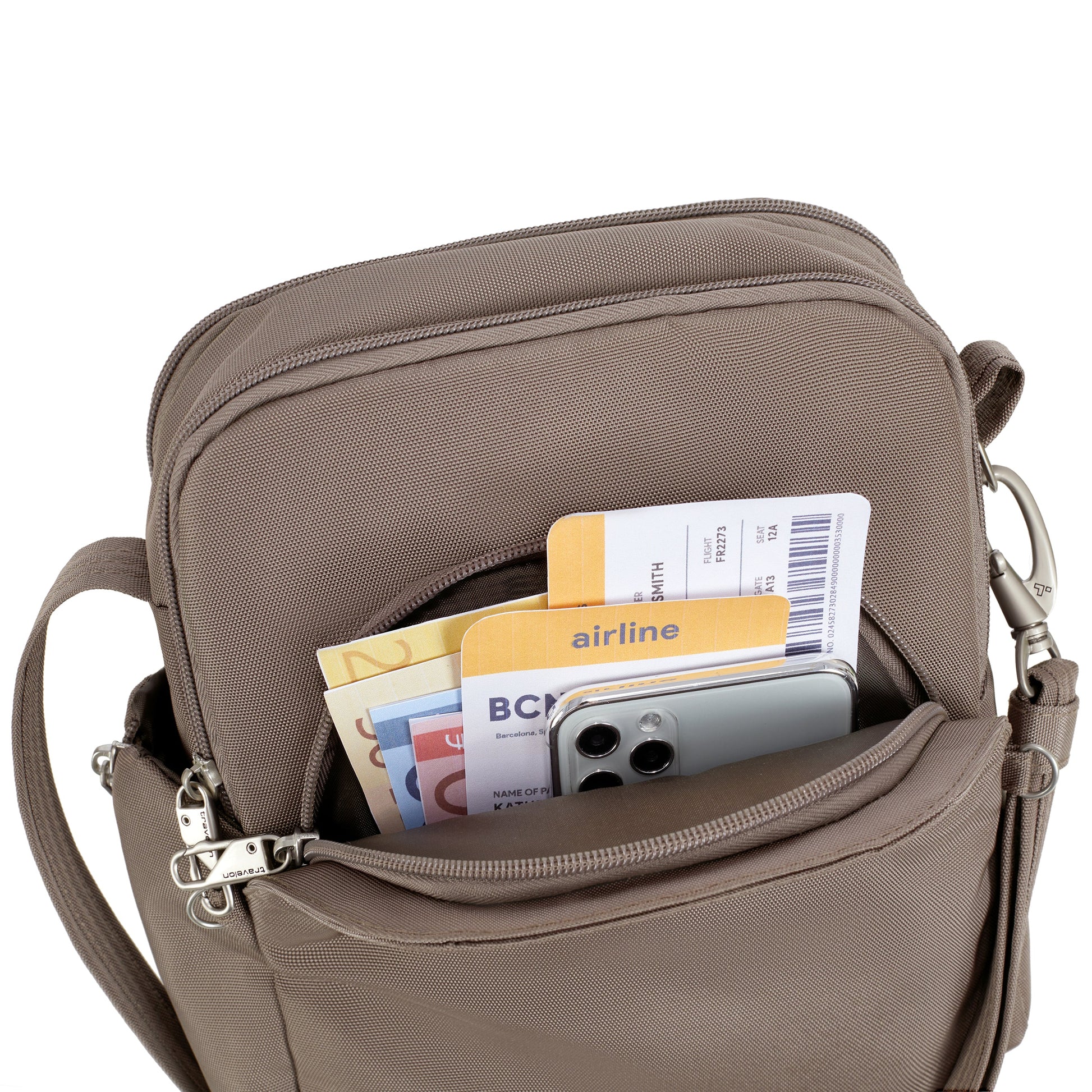 Travelon Cross-Body Bag Travelon Anti-Theft Classic Travel Bag