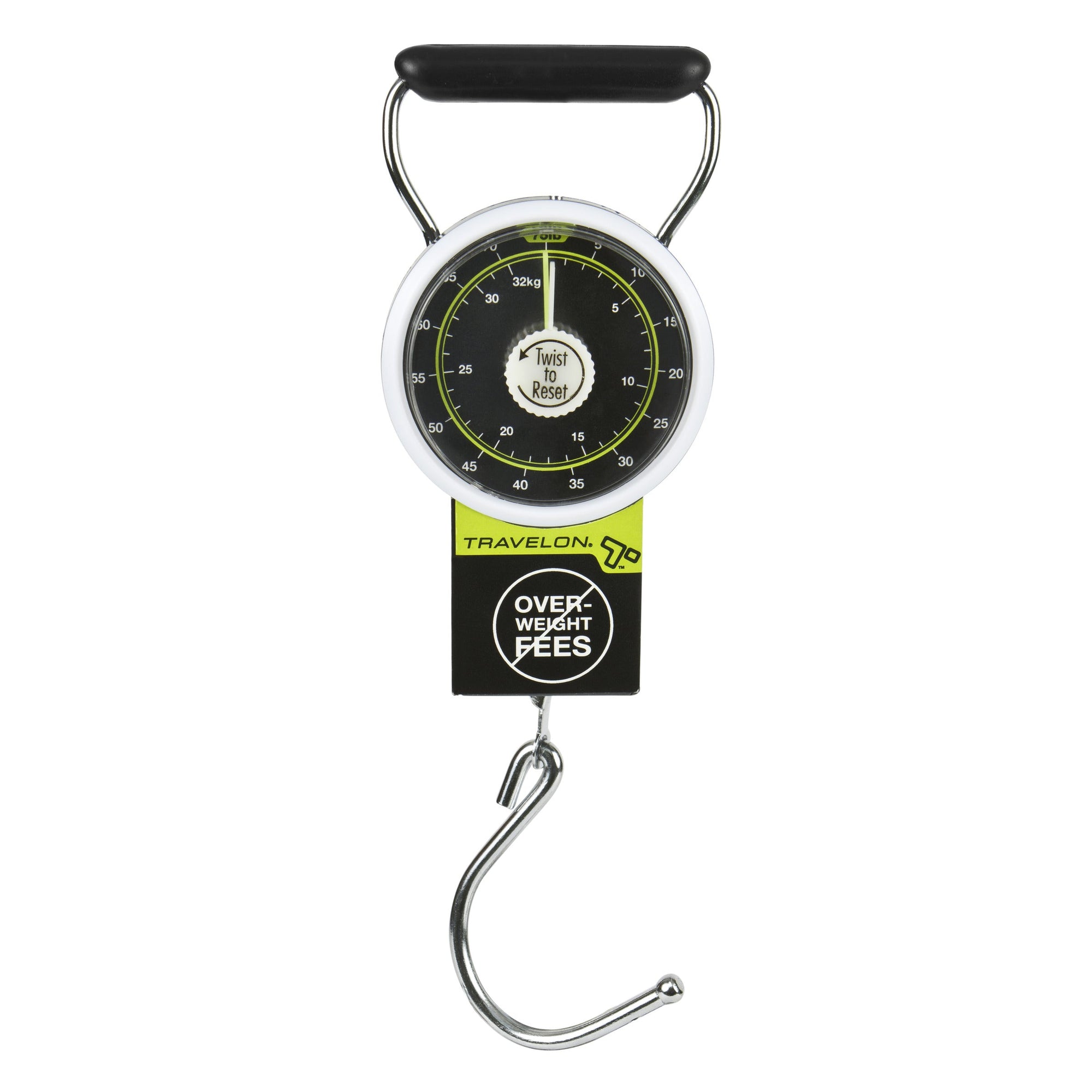 Travelon Luggage Scale Black Travelon Stop & Lock Luggage Scale with Tape Measure