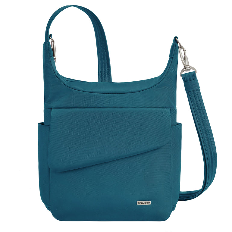 Travelon Messenger Teal Travelon Anti-Theft Classic Messenger Bag (RFID Blocking)