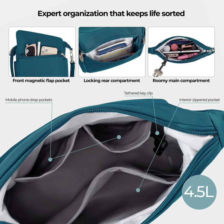 Travelon Messenger Travelon Anti-Theft Classic Messenger Bag (RFID Blocking)