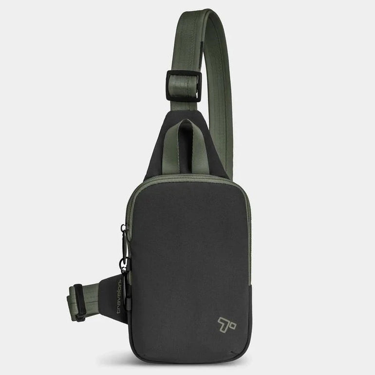 Travelon Sling Bag Black Travelon The Voyages Anti-Theft Compact Sling