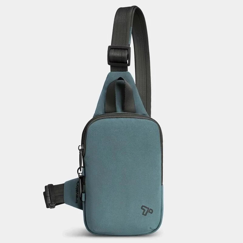 Travelon Sling Bag Slate Blue Travelon The Voyages Anti-Theft Compact Sling