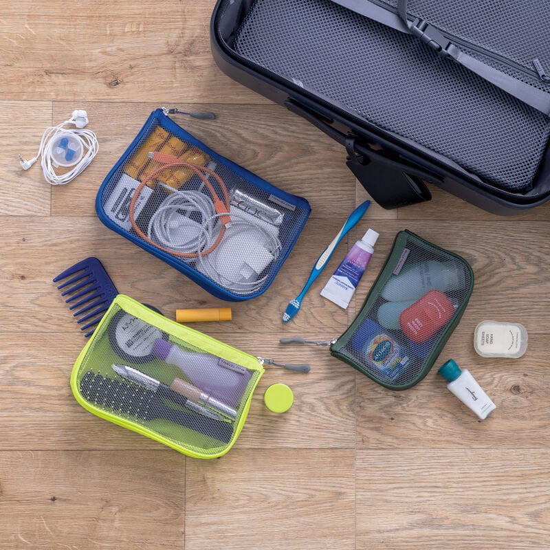 Travelon Travel Accessories Travelon Set of 3 Assorted Piped Pouches