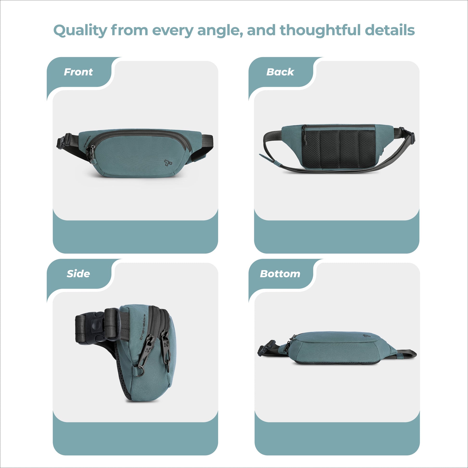Travelon Waist Pouches Travelon The Voyages Anti-Theft Waist Pack