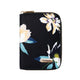 Travelon Wallets Midnight Floral Travelon RFID Blocking Passport Zip Wallet