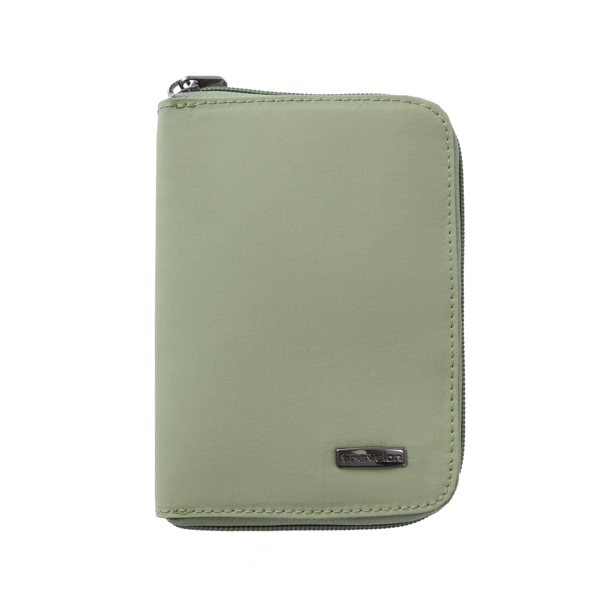 Travelon Wallets Moss Travelon RFID Blocking Passport Zip Wallet