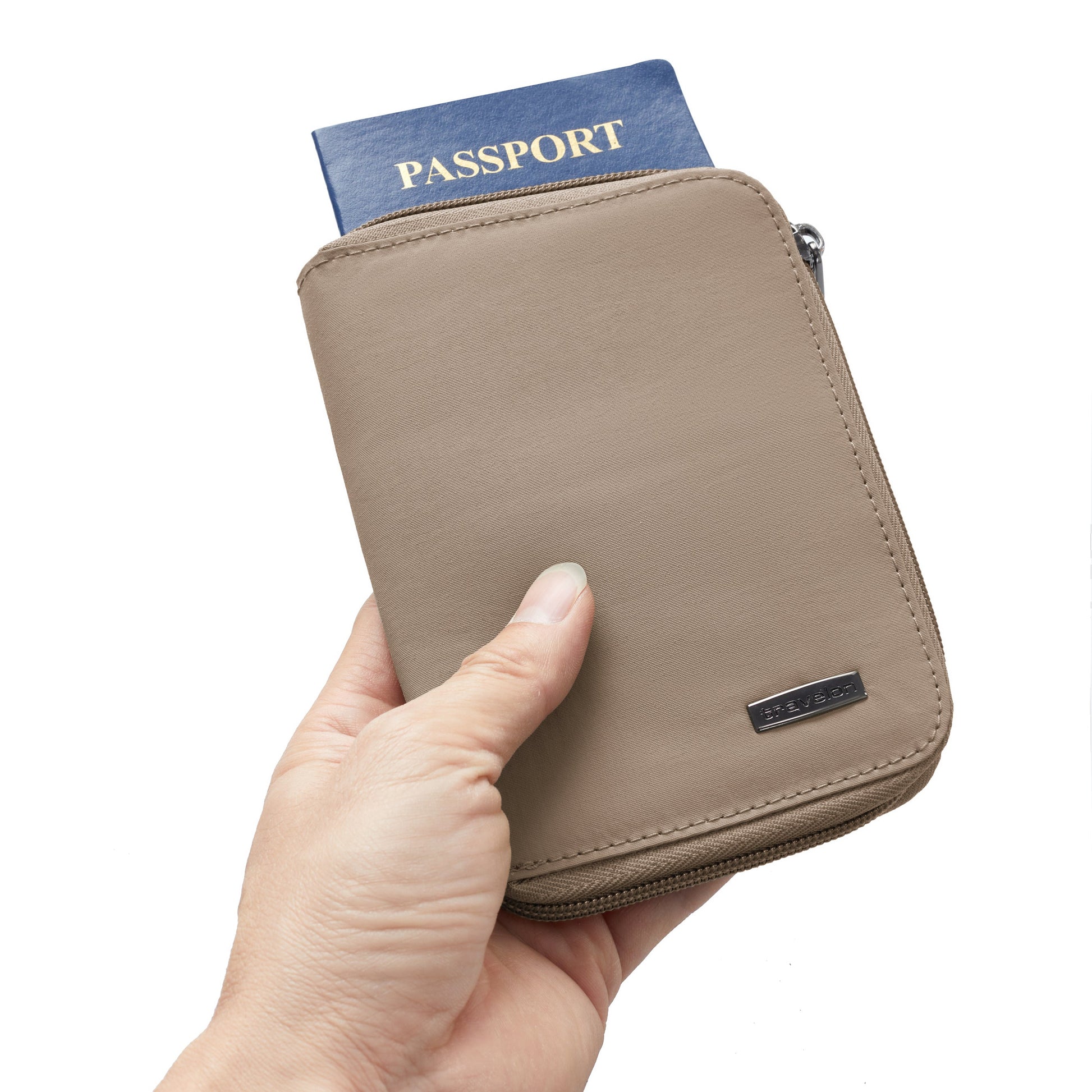Travelon Wallets Travelon RFID Blocking Passport Zip Wallet