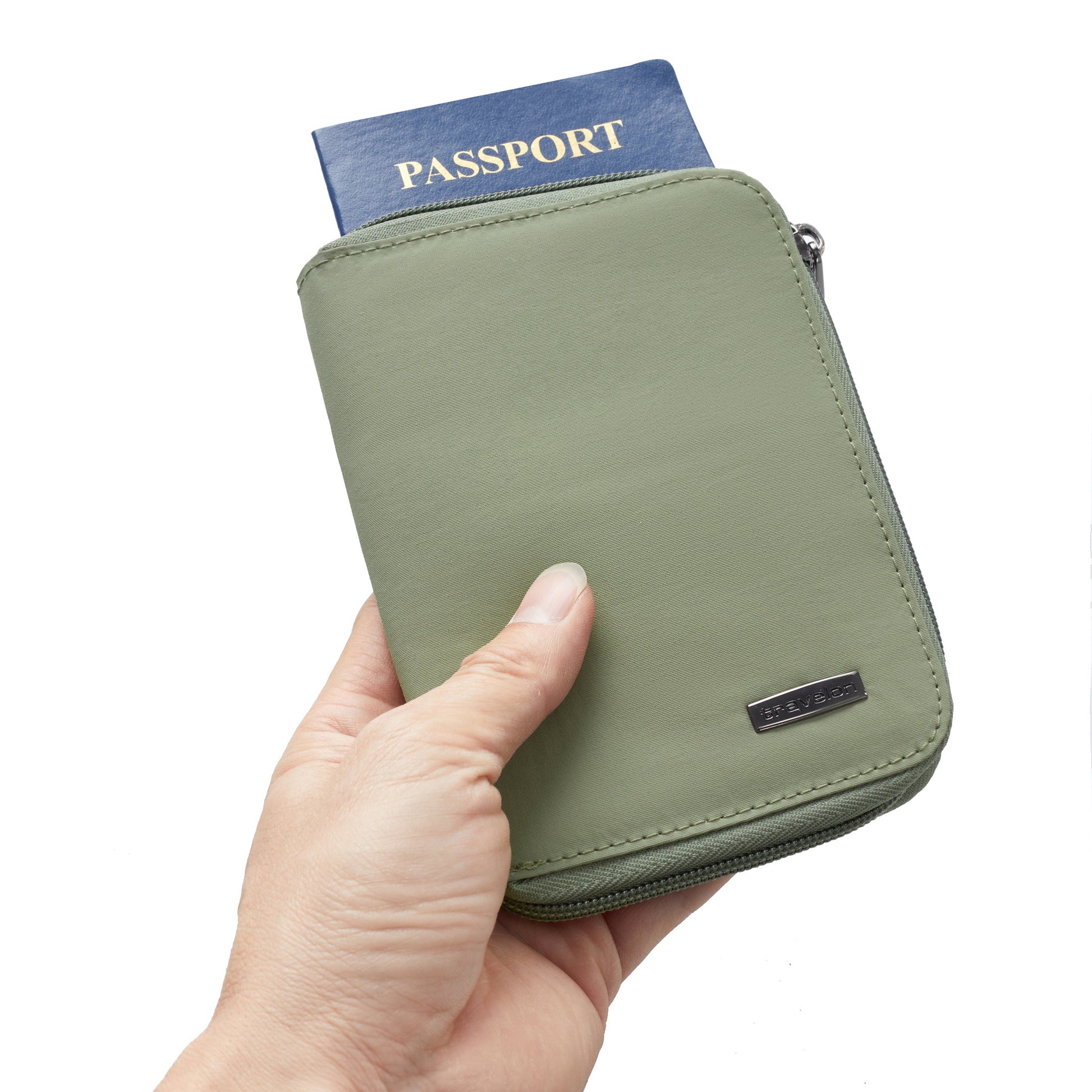 Travelon Wallets Travelon RFID Blocking Passport Zip Wallet
