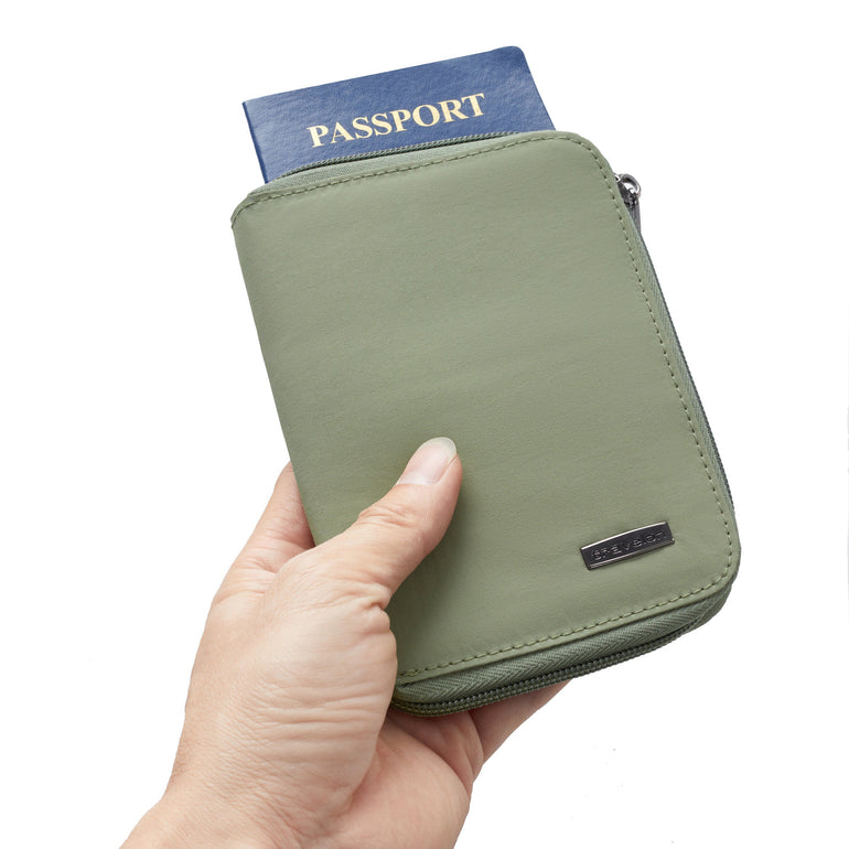 Travelon Wallets Travelon RFID Blocking Passport Zip Wallet