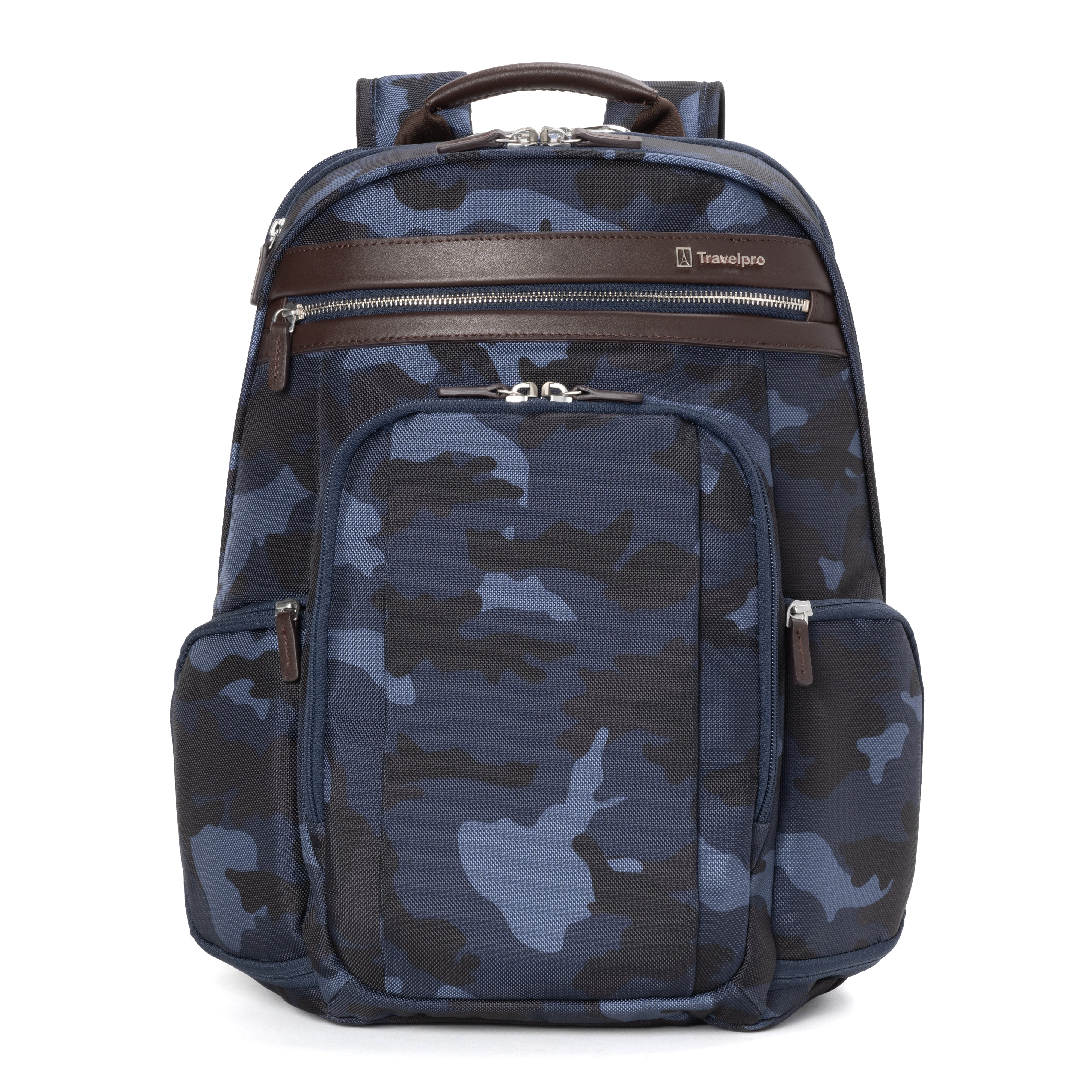 Travelpro Backpacks Blue Camo Travelpro Platinum Elite Business Backpack
