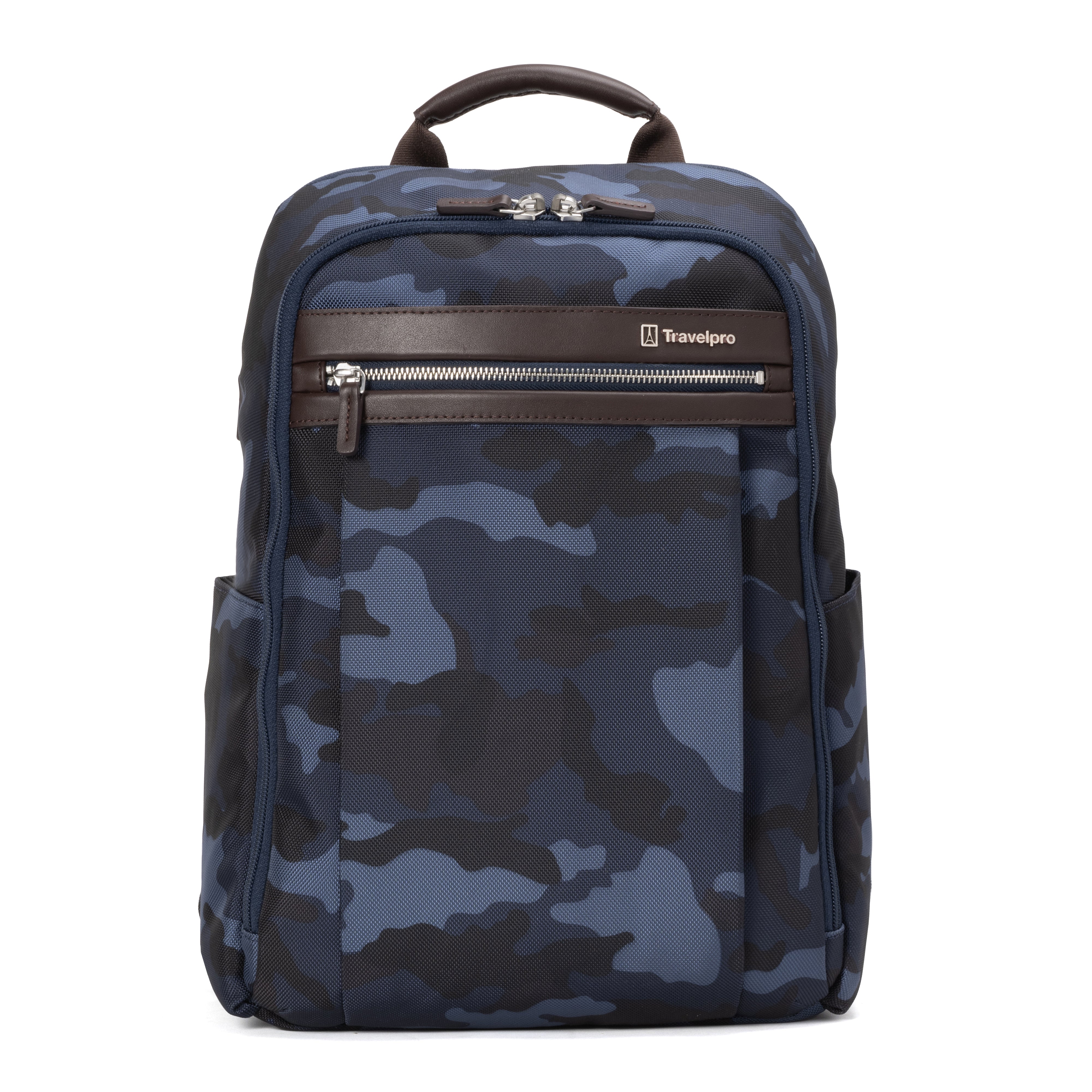 Travelpro Backpacks Blue Camo Travelpro Platinum Elite Slim Backpack