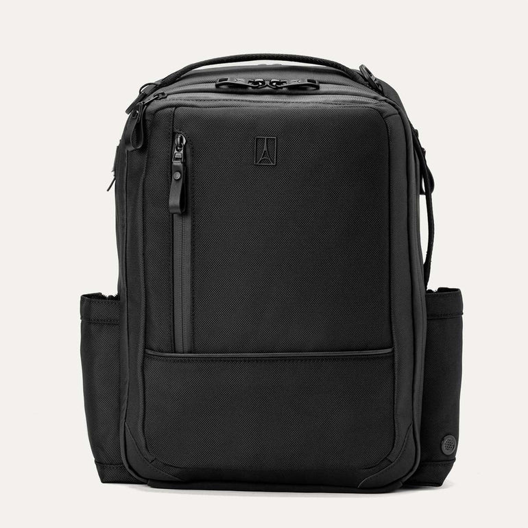 Travelpro Backpacks Jet Black Travelpro Altitude Slim Expandable Laptop Backpack 20-24L