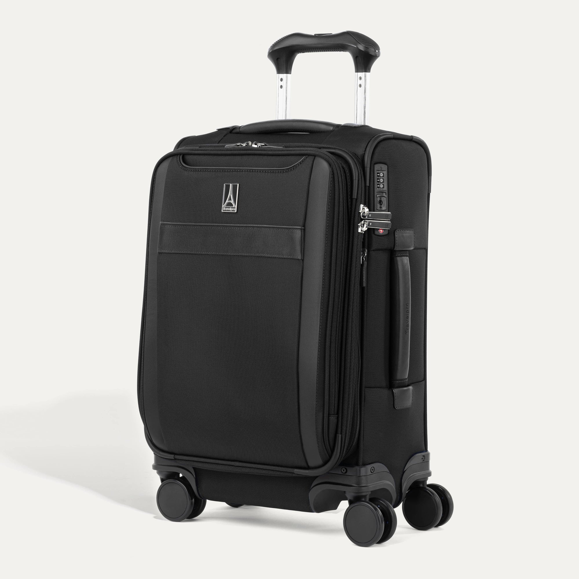 Travelpro Luggage Black Travelpro VersaPack+ Compact Carry-On Spinner Luggage