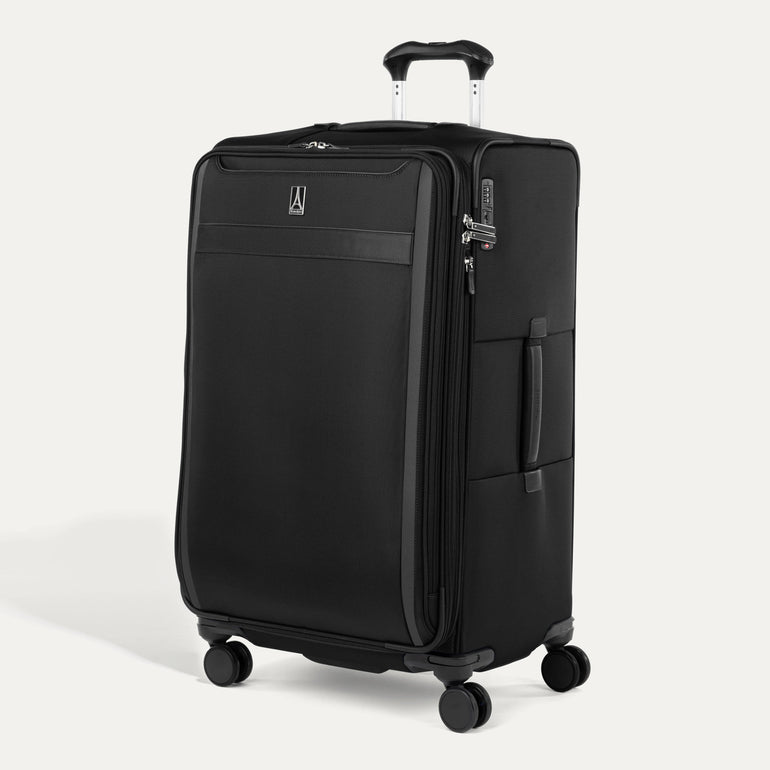 Travelpro Luggage Black Travelpro VersaPack+ Large Check-In Expandable Spinner Luggage